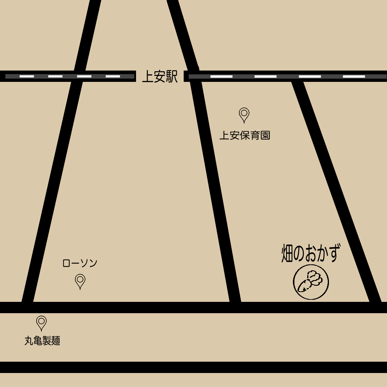 お店までのアクセス。